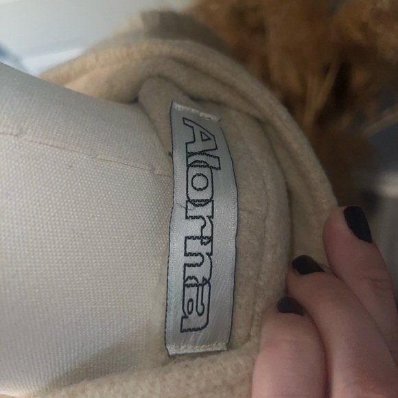 VINTAGE ALORNA WOOL LONG JACKET - Picture 2 of 8